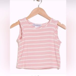 NWT Cotton Emporium Sleeveless Cropped Tank Juniors Size Medium